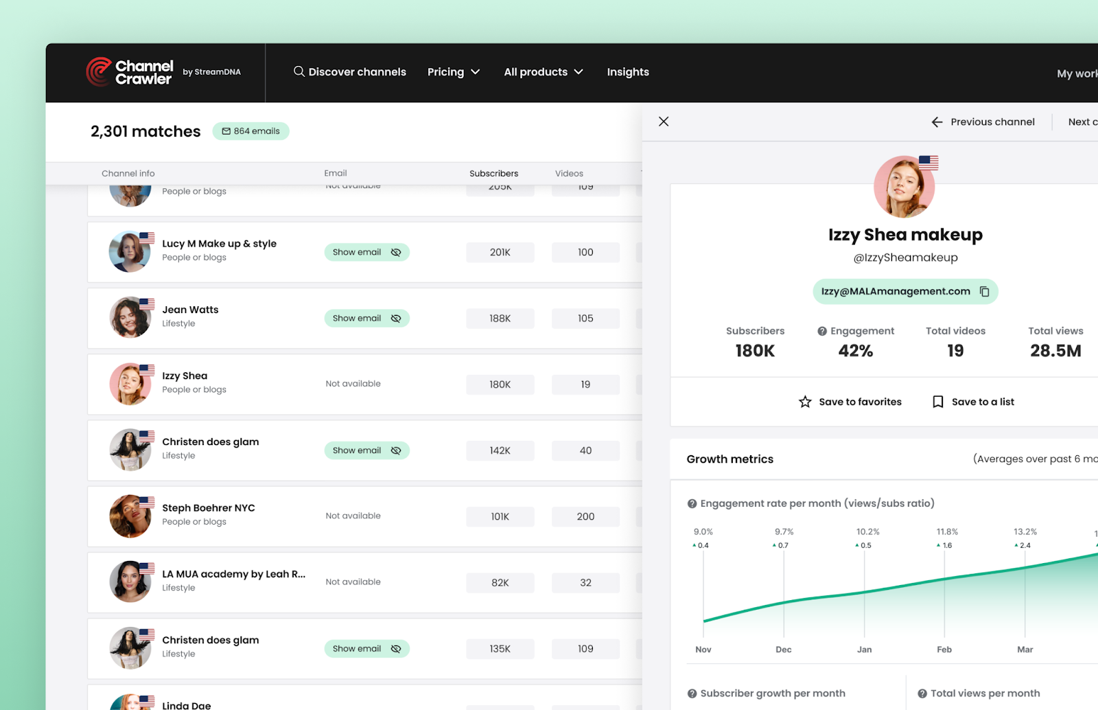 youtube channel crawler