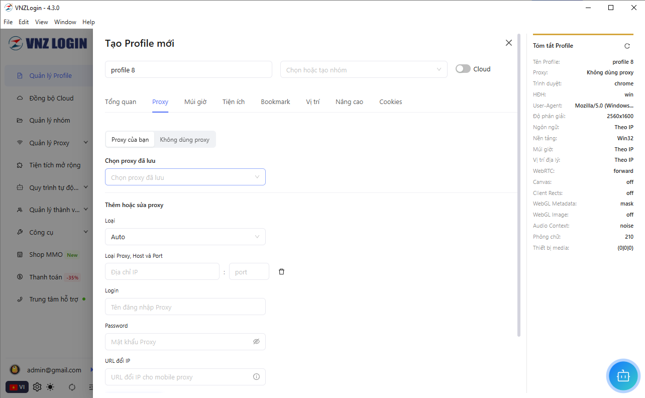 Proxy Server Refused Connection