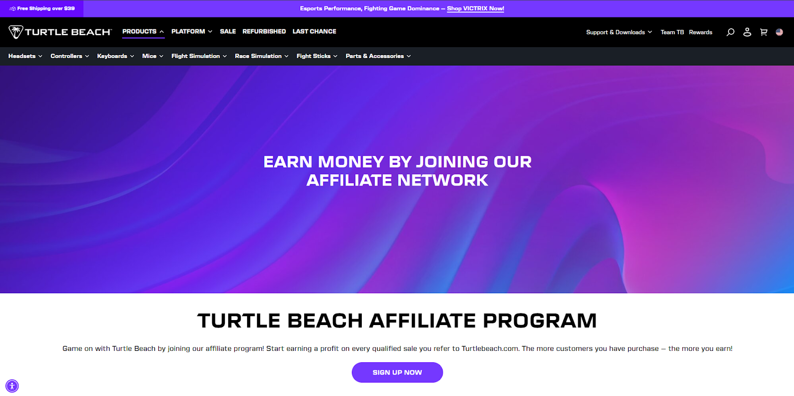 gaming affiliate program