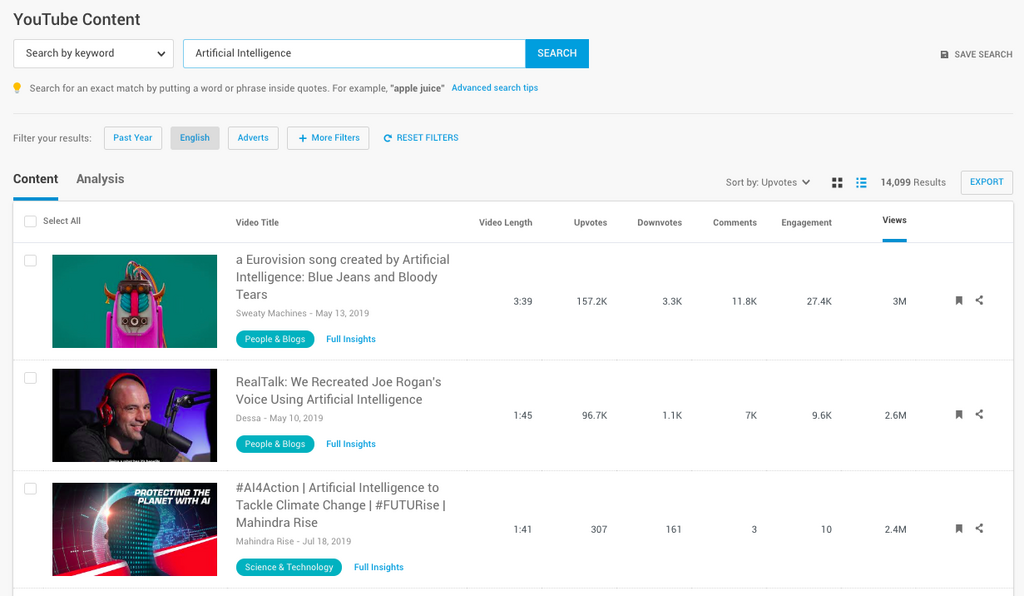 youtube channel crawler
