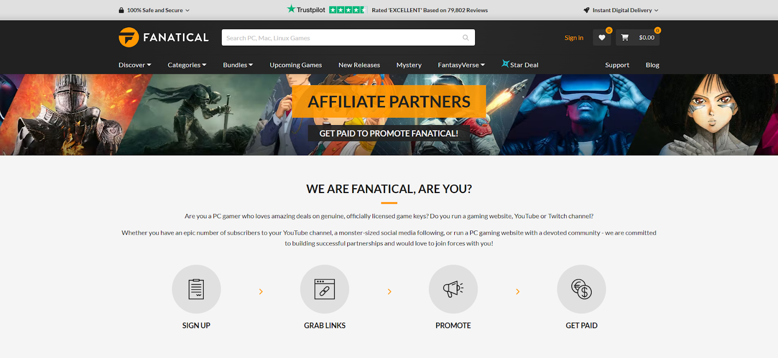 gaming affiliate program