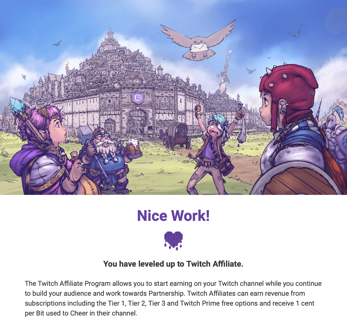 how to become a Twitch affiliate